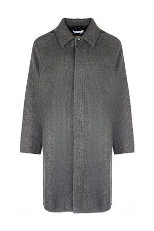 Single-breasted grey wool coat MAURO GRIFONI | GV16004933009